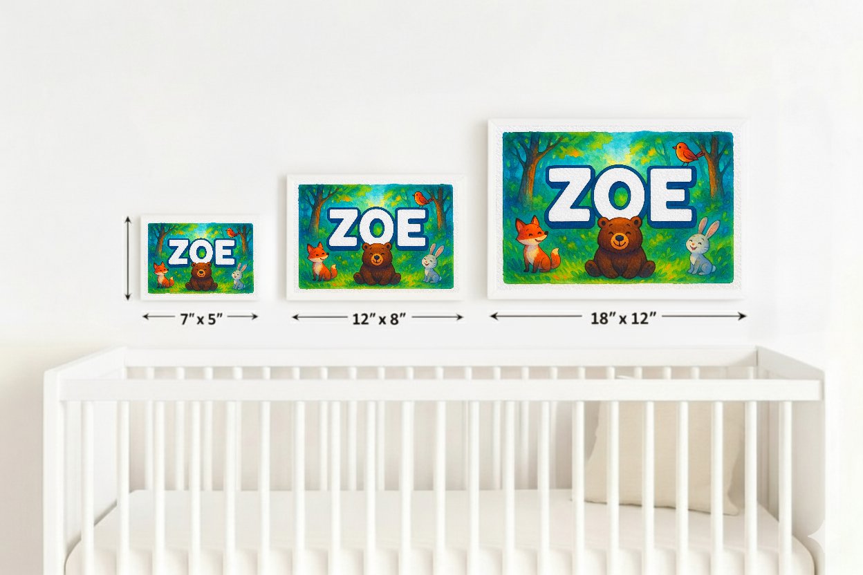 Personalized name art for Zoe