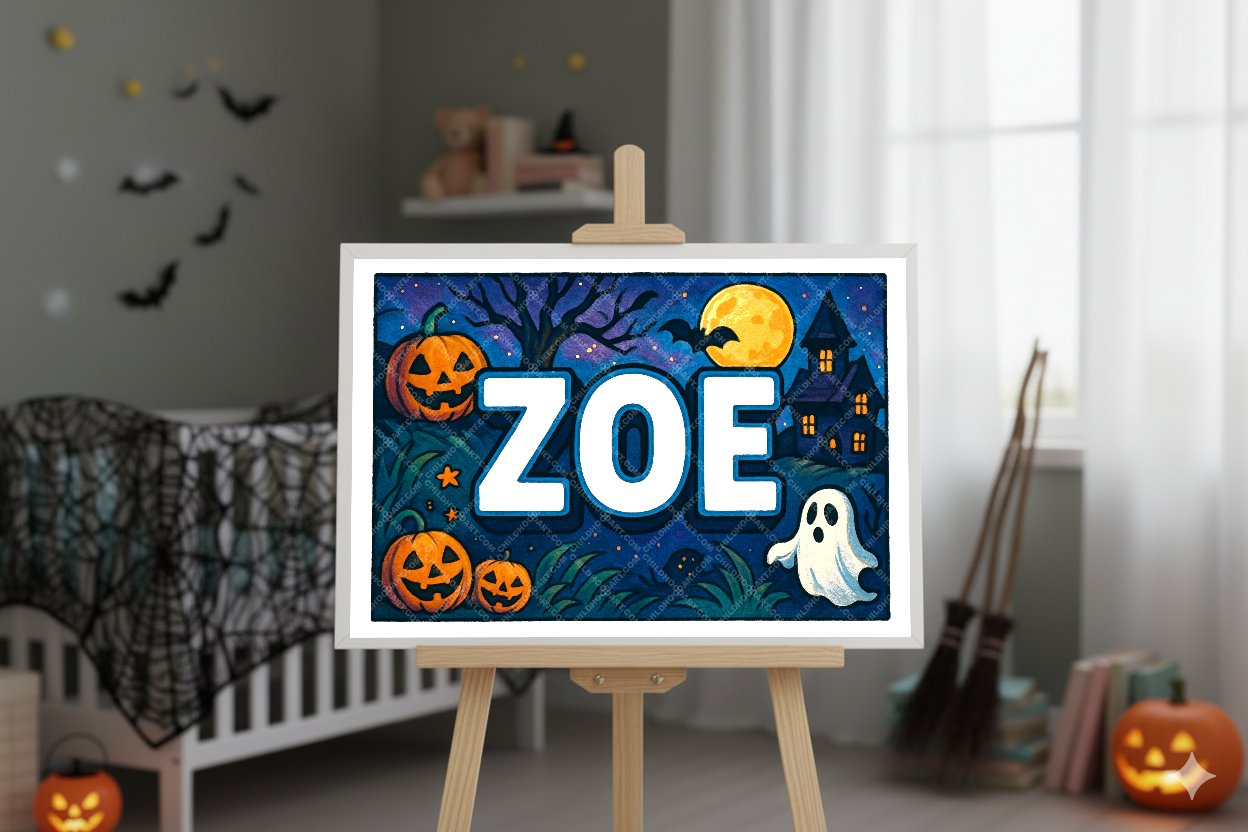 Personalized name art for Zoe