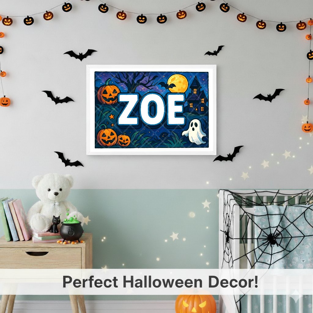 Personalized name art for Zoe