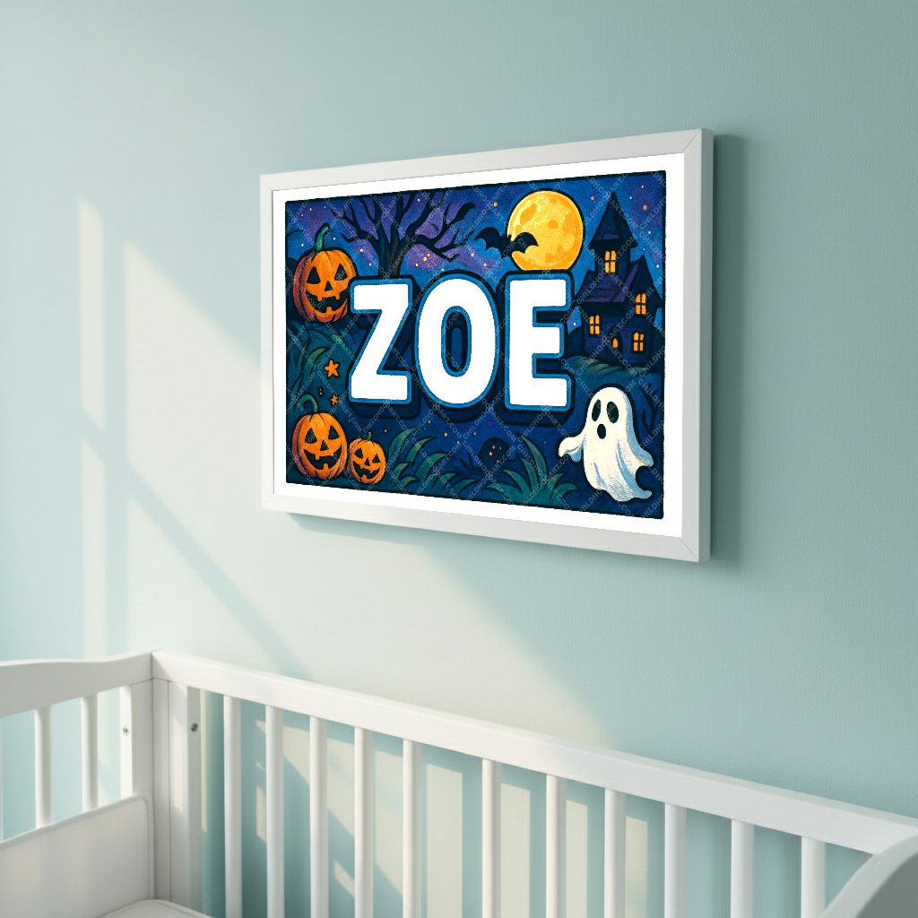 Personalized name art for Zoe