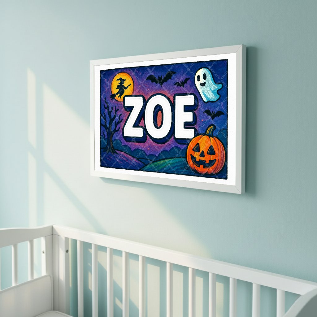 Personalized name art for Zoe